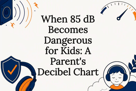 Decorative decibel safety title card