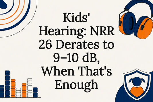 Decorative NRR hearing protection title card