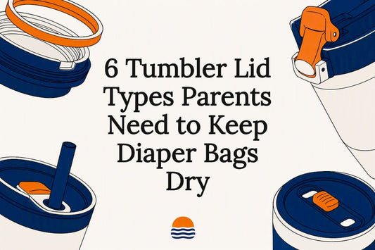 Illustrated tumbler lid types title card
