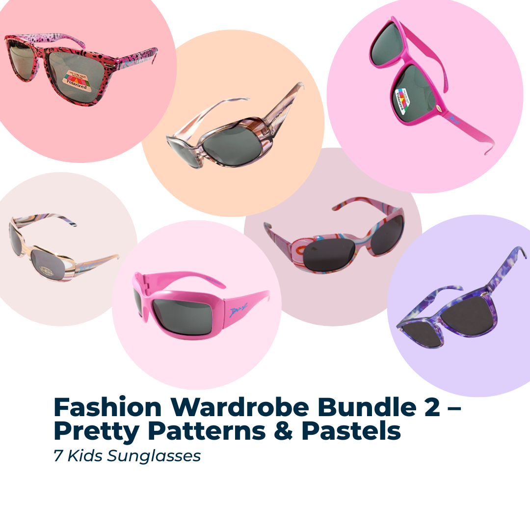 Fashion Wardrobe Bundle 2 – Pretty Patterns & Pastels | 7 Kids Sunglasses