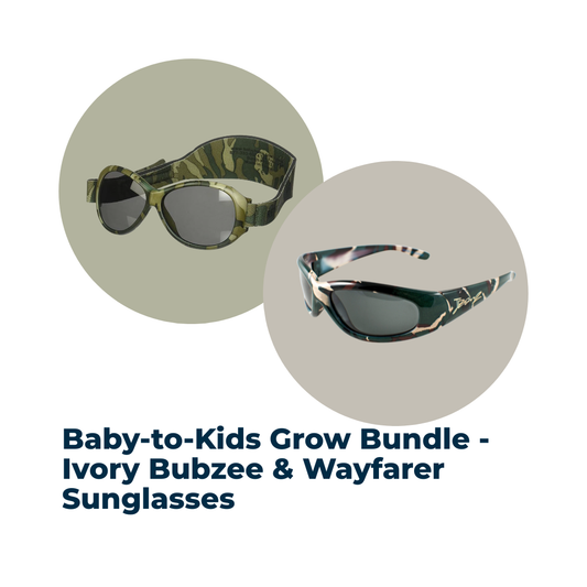 Baby-to-Kids Grow Bundle - Jungle Green Retro & Wrap Sunglasses