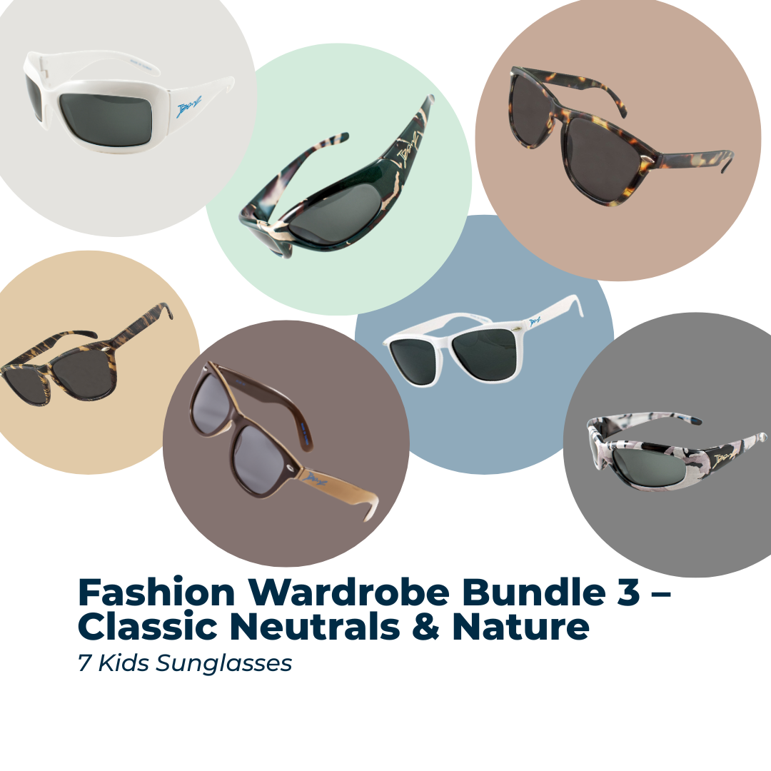 Fashion Wardrobe Bundle 3 – Classic Neutrals & Nature | Kids Sunglasses Bundle