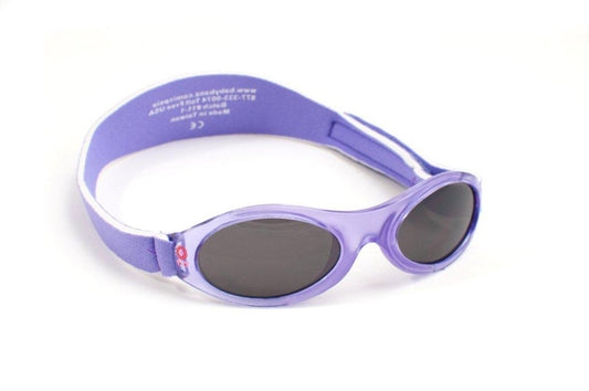 Toddler Wrap Around Sunglasses in purple; animal; green; gray; camouflage
