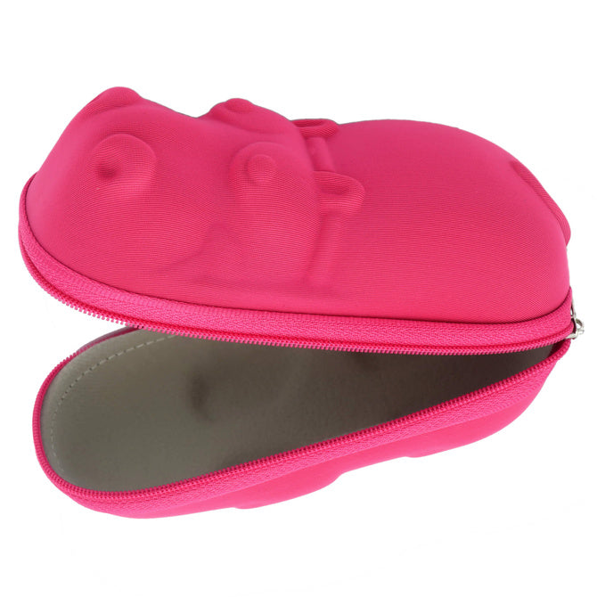 BANZ children's zippered sunglass case in Hot Pink